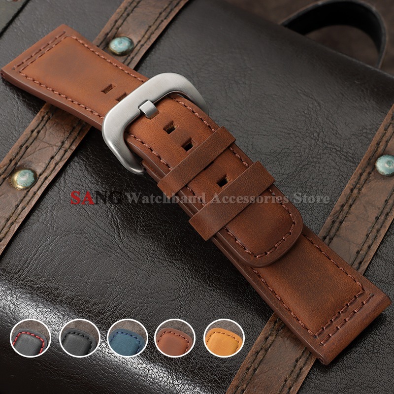 Watches Rolex Smartwatch - Винтажный кожаный ремешок для часов 28