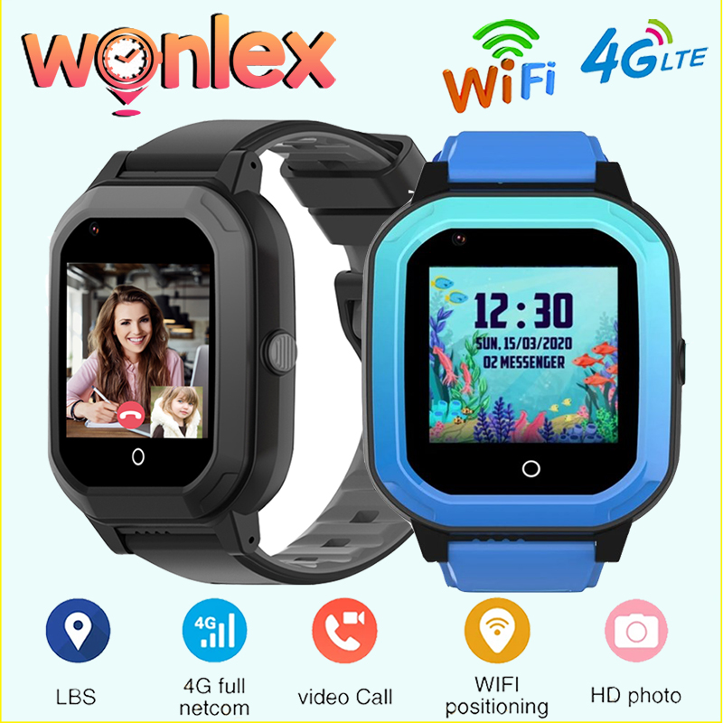 Smartwatch Watches For Kids With Gps - Wonlex 4G Смарт-часы Детские видеозвонки Детские