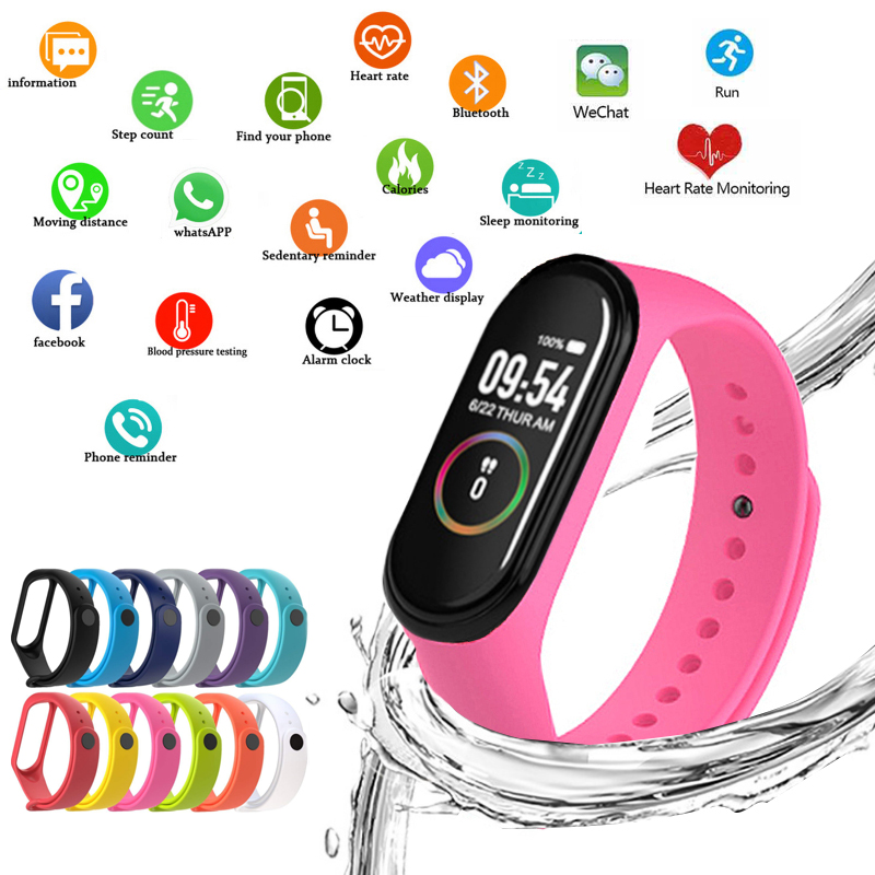 Smartwatch Watches Brands For Women - Смарт-часы M4 женские спортивные, водонепроницаемые, с