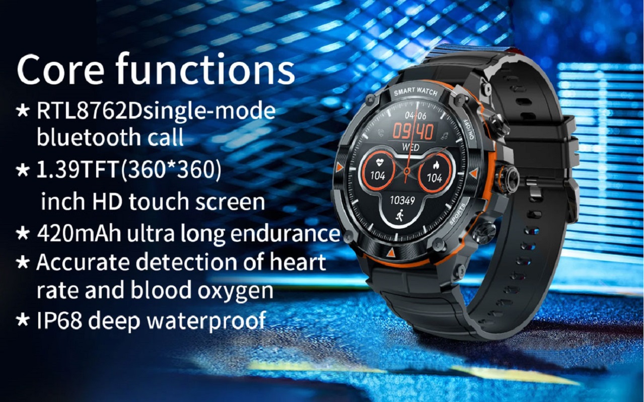 Смарт-часы 1,43 дюйма, AMOLED  – обзор и цена Watch Vs Smartwatch