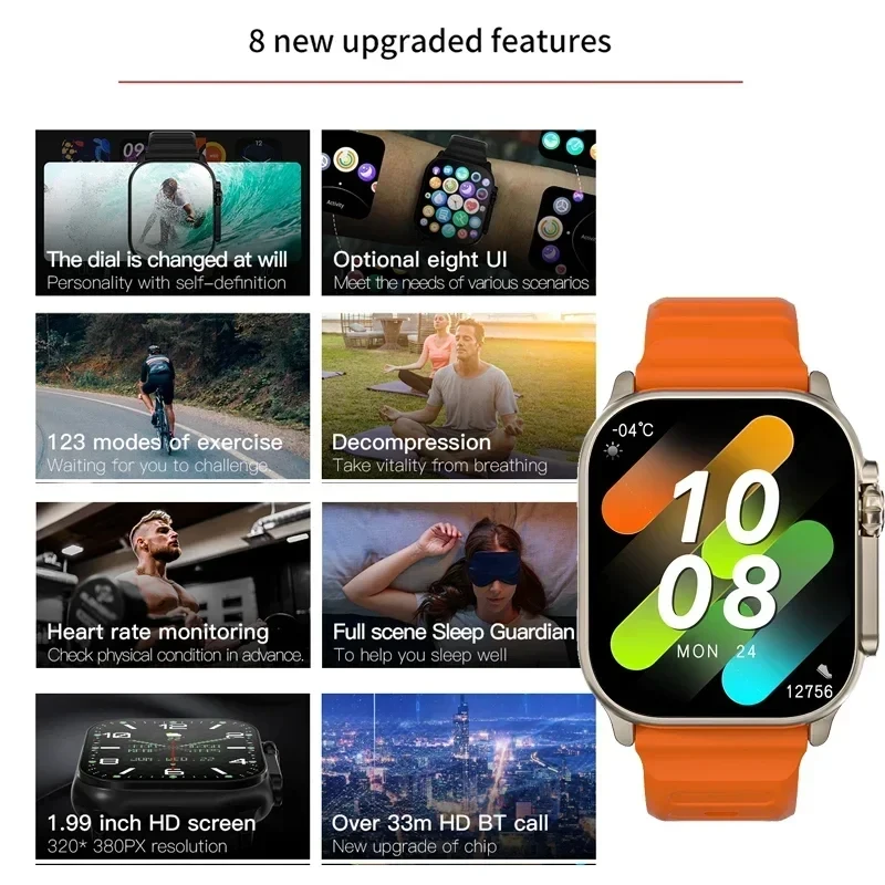 Новые умные часы T10 Ultra, 49 – обзор и цена Smartwatch Watches Price