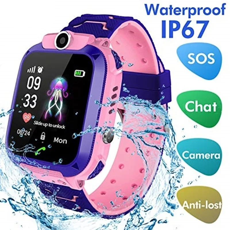 Детские умные часы 2G, SOS-выз – обзор и цена Smartwatch Digital Watches For Kid Girl