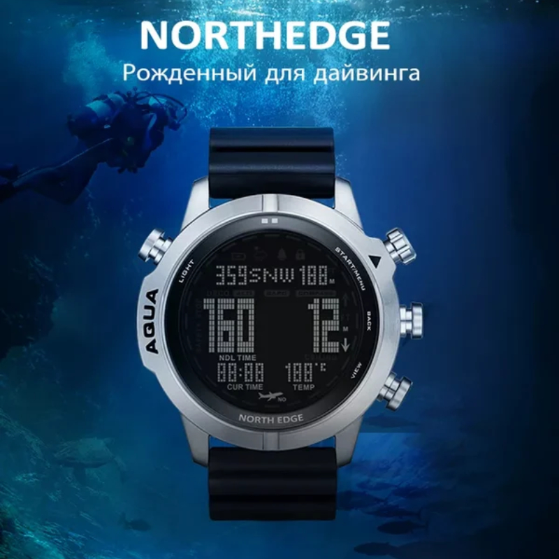 NORTH EDGE – профессиональные  – обзор и цена Altimeter Compass Watch