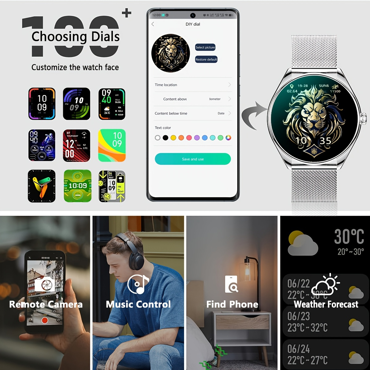 Новые ультратонкие умные часы  – обзор и цена Watches Ladies Smartwatch