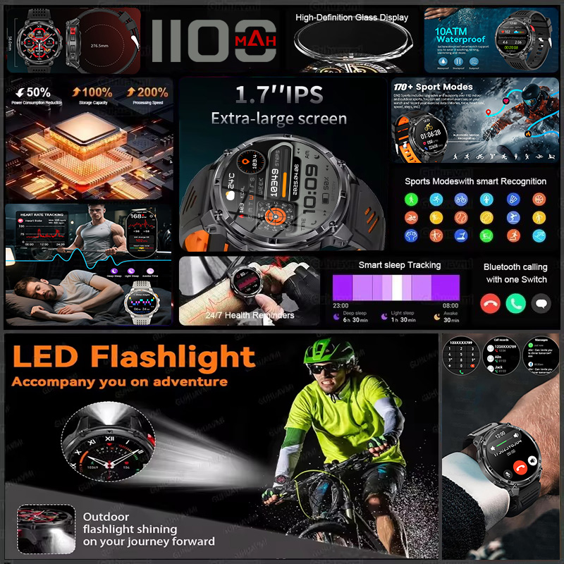 T-REX 3 Военные Смарт-часы для – обзор и цена Altimeter Compass Watch