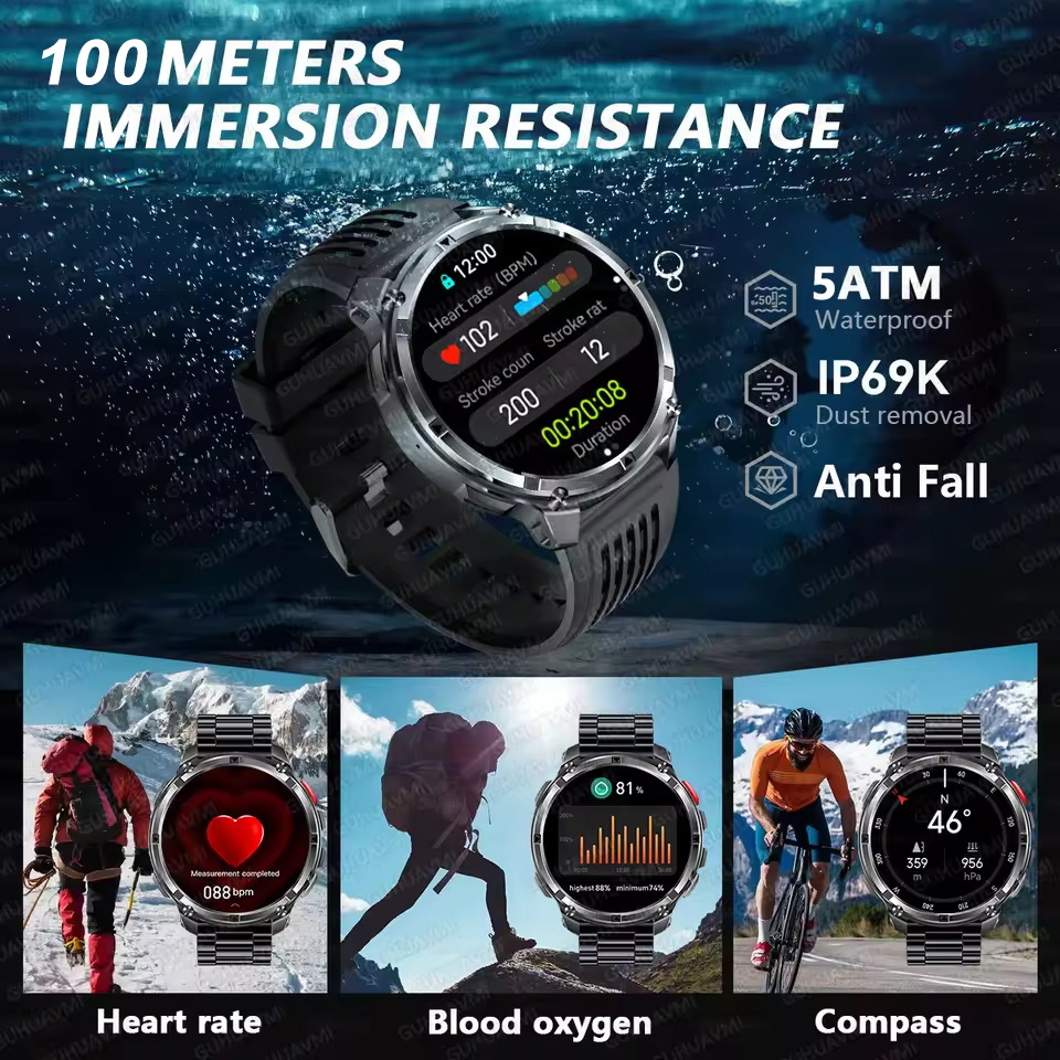 T-REX 3 Военные Смарт-часы для – обзор и цена Altimeter Compass Watch