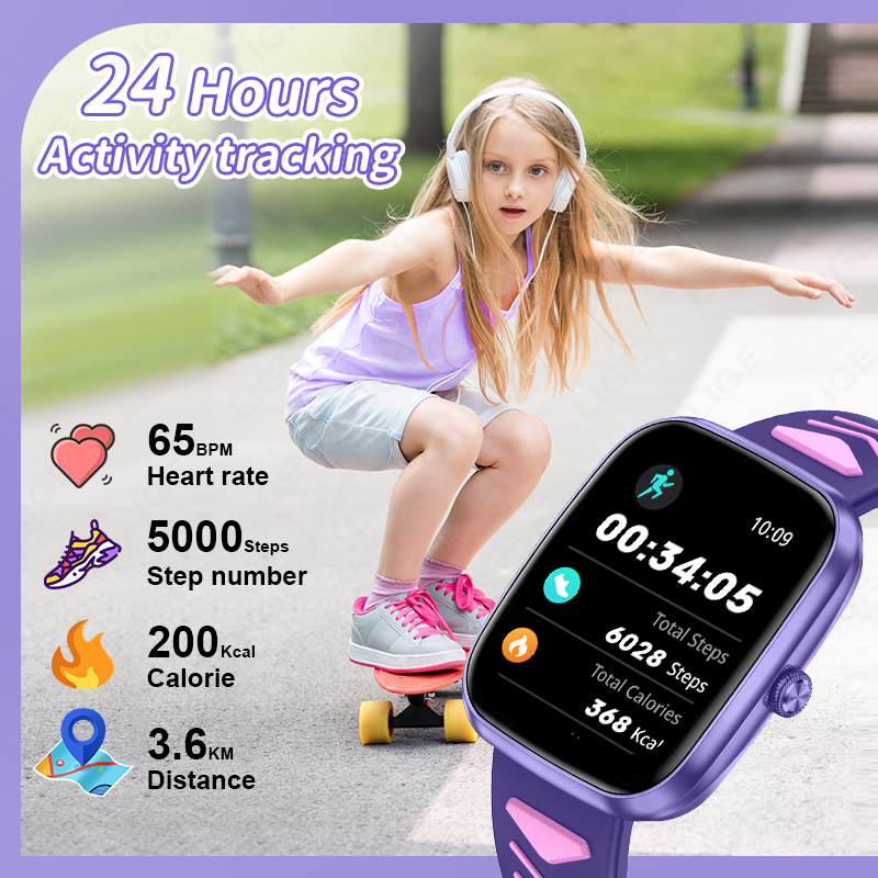 Новые детские умные часы 2026  – обзор и цена Smartwatch Watches For Girls