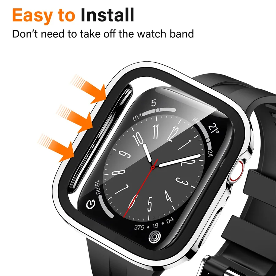 Стекло + чехол для Apple Watch – обзор и цена Smartwatch Watches For Girls