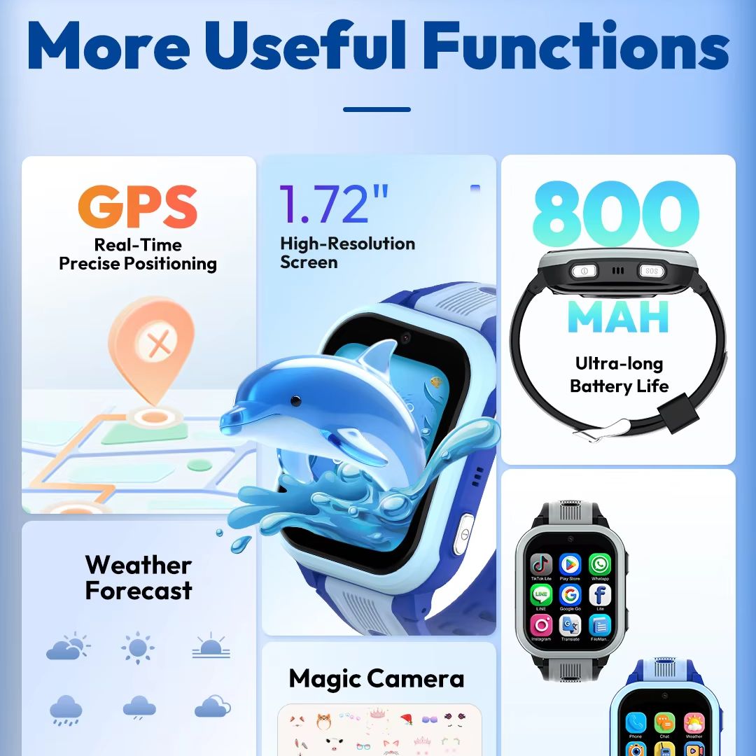 Детские умные часы Wonlex 4G K – обзор и цена Smartwatch Watches For Kids With Gps