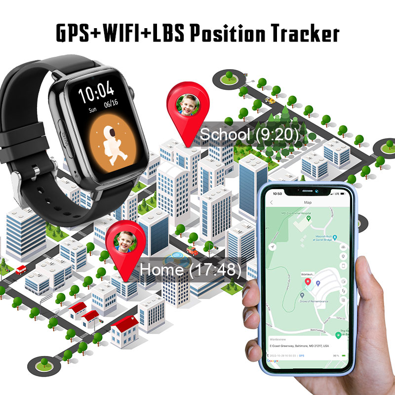 Wonlex KT34 Детские умные часы – обзор и цена Smartwatch Watches For Kids With Gps