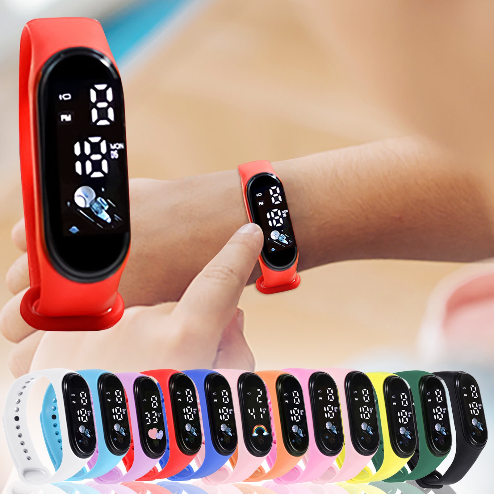 Kawaii Смарт-часы для детей, м – обзор и цена Smartwatch Digital Watches For Kid Girl