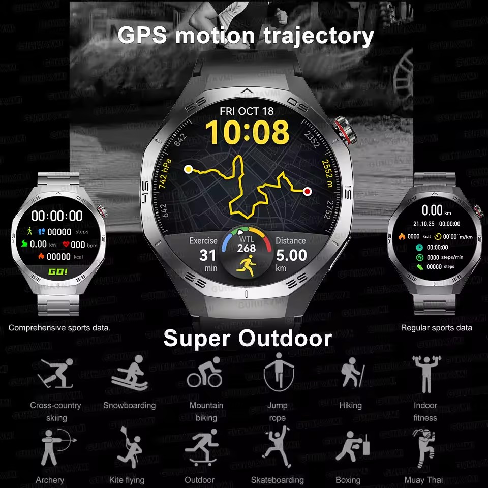 Оригинальные умные часы GS5 Pr – обзор и цена Smartwatch Watches For Women With Gps