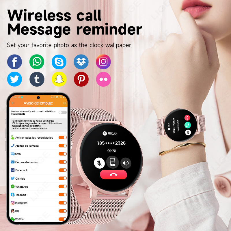 Водонепроницаемые умные часы L – обзор и цена Watches Ladies Smartwatch