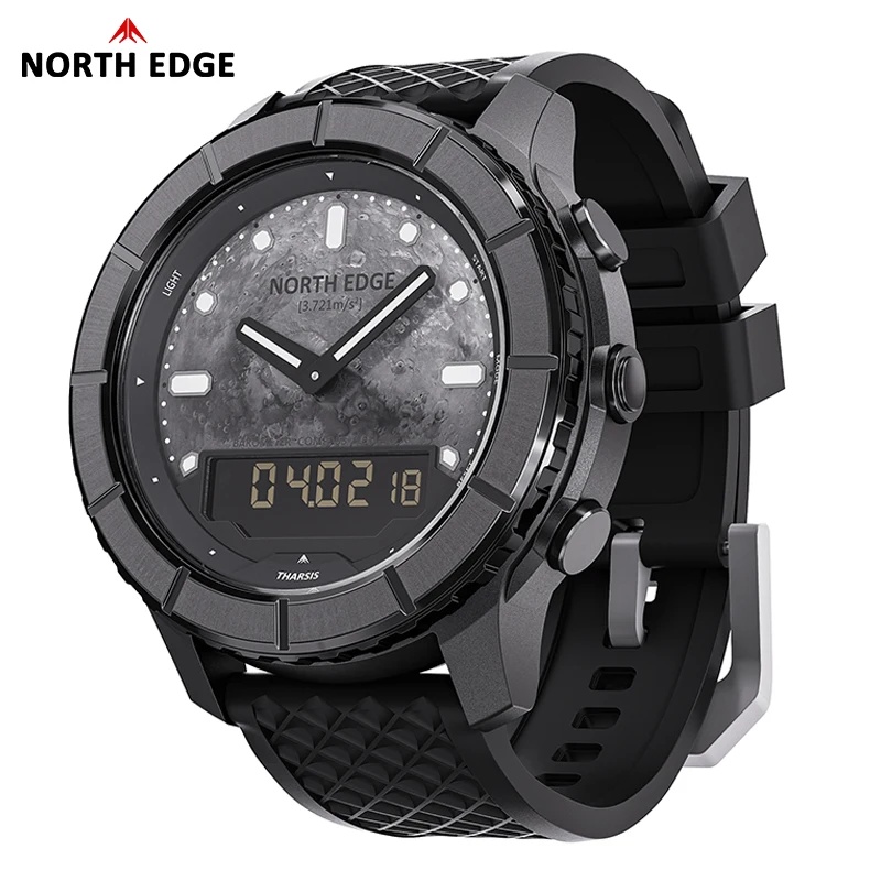 NORTH EDGE THARSIS Мужские циф – обзор и цена Altimeter Compass Watch