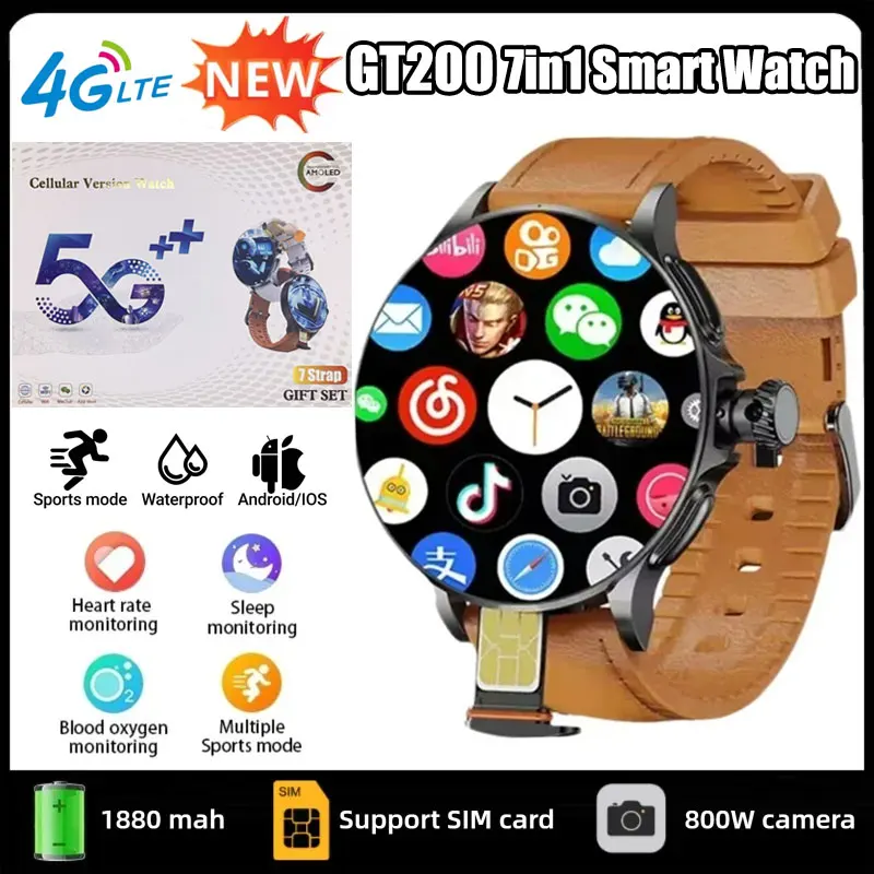 GT200 – умные часы 5G с 1,95-д – обзор и цена Smartwatch Watches For Women With Gps